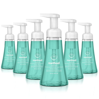 Method Waterfall front packaging showing bottle and gentle foam benefit
