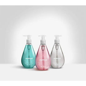 Method bottles styled in a bathroom setting showing aesthetic and refill convenience benefit