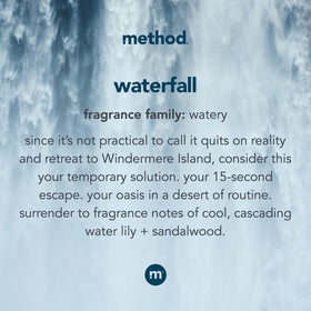 Method recyclable packaging close-up emphasizing sustainable refill benefit