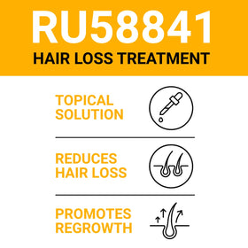 Mettle Mane dropper applying solution to scalp for targeted DHT-blocking benefit