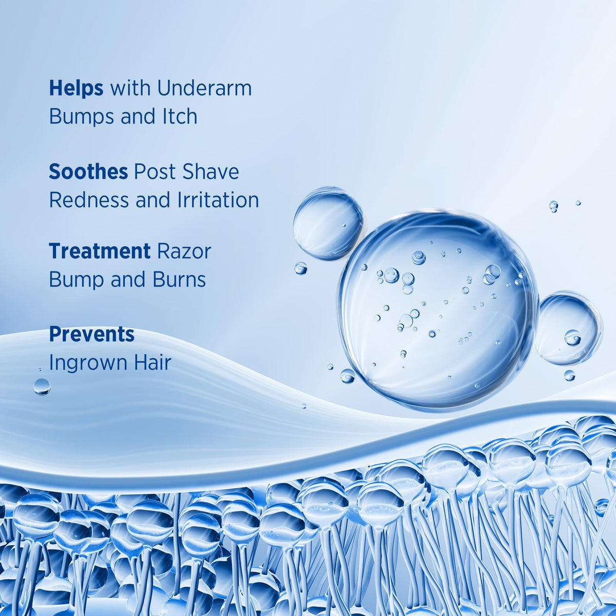 METYOU applied to bikini area showing gentle care and reduced irritation benefit