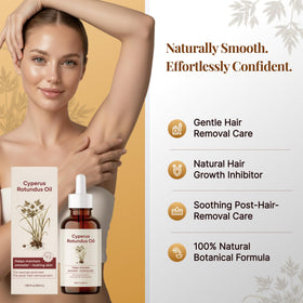 Metyou oil texture on hand illustrating lightweight, fast-absorbing feel