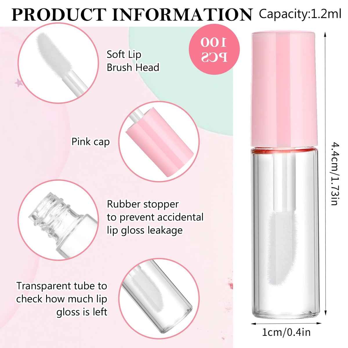 Meyeyaia wand and pink cap detail demonstrating smooth application and secure closure