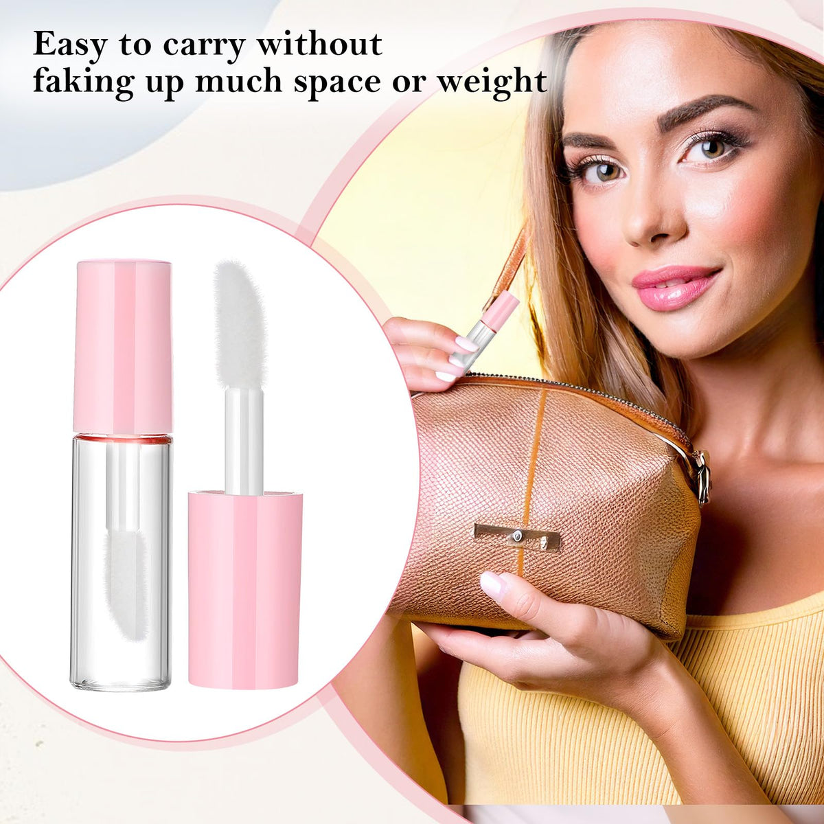 Meyeyaia tube in hand for scale showing compact size ideal for travel