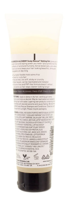 Max Green Alchemy gel packed in a travel pouch demonstrating convenience and on-the-go restyling