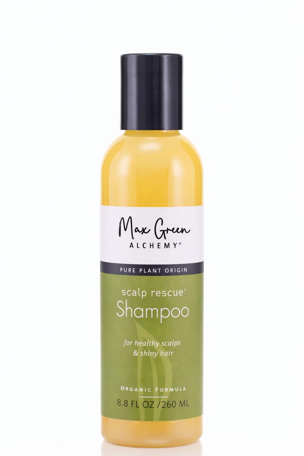Max Green Alchemy front packaging showing bottle and label for clear identification