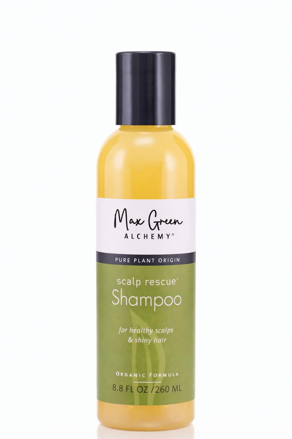 Max Green Alchemy front packaging showing bottle and label for clear identification