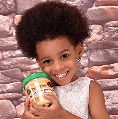 MGL Naturals before and after hair comparison showing added shine