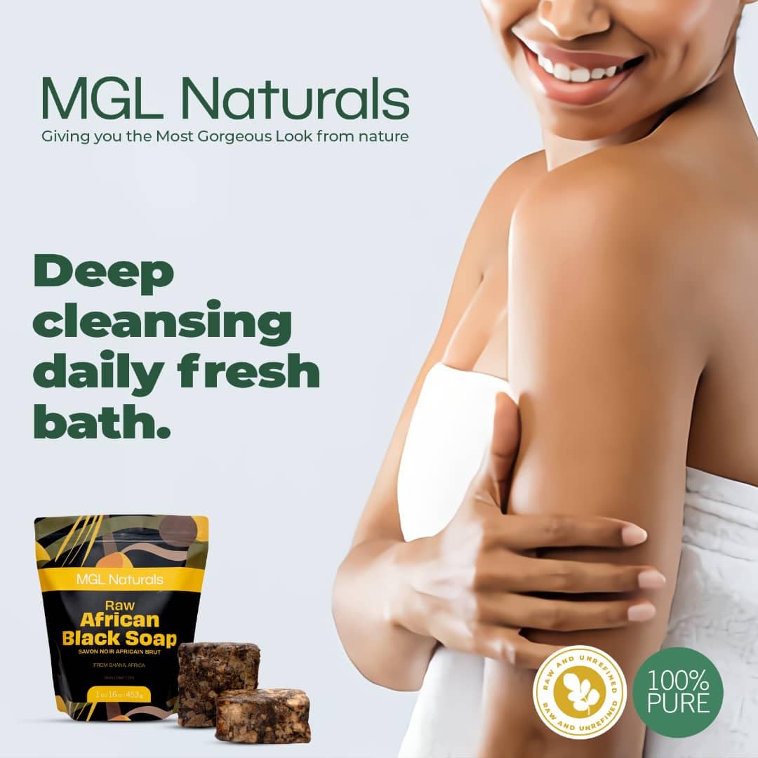 MGL Naturals used as hair wash showing scalp cleansing and detangling