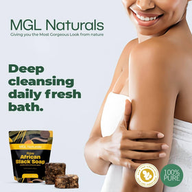 MGL Naturals used as hair wash showing scalp cleansing and detangling