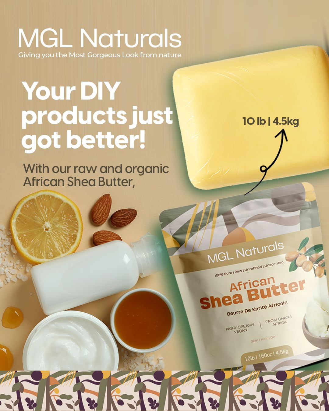 MGL Naturals scale size comparison 10lb emphasizing cost-effective bulk supply
