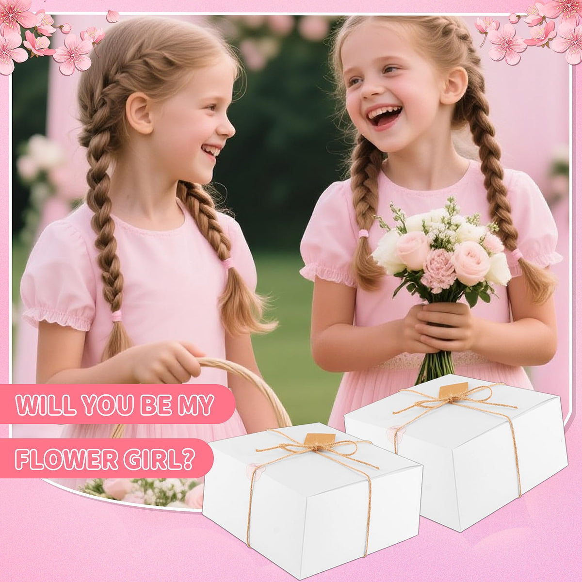 Mhoel boxed sets displayed on wedding table suggesting coordinated ceremony styling