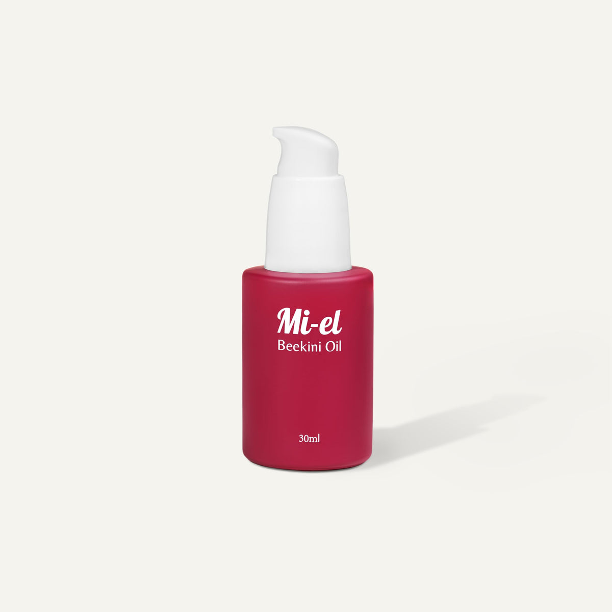 Mi-el Beekini Oil front bottle showing label and 30ml size for travel-friendly care