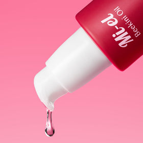 Mi-el Beekini Oil application to bikini line in bathroom setting for soothing relief