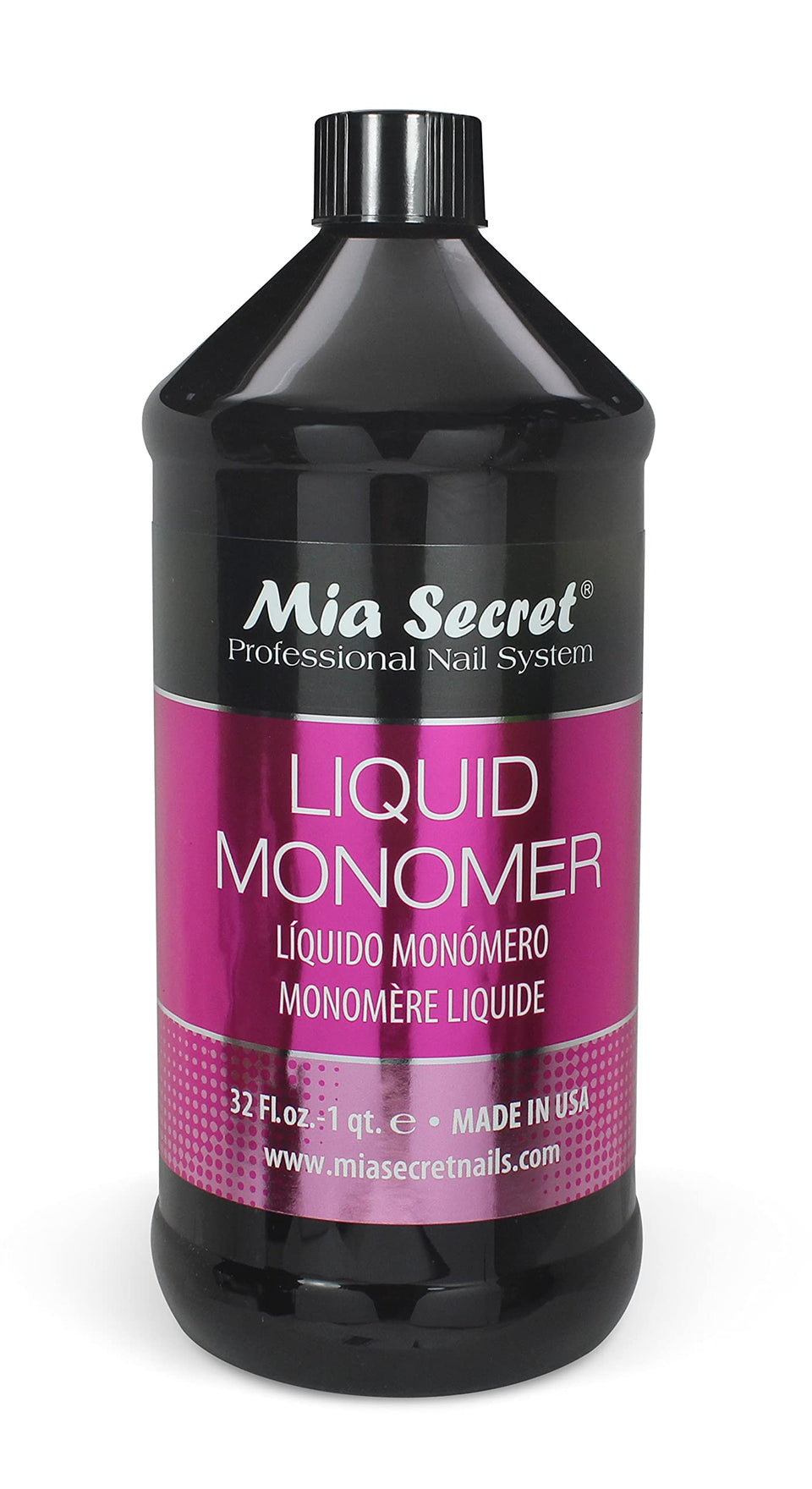 Mia Secret 32 oz front label showing product clarity and professional branding benefit