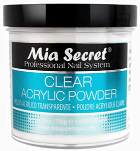 Mia Secret powders being applied to nails demonstrating strong adhesion and finish