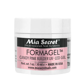 mia secret Candy Pink bottle front view showing label and product benefit