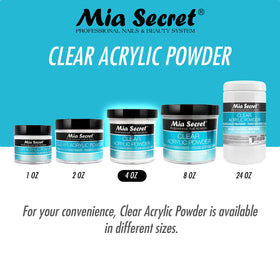 Mia Secret 4oz jar shown beside common tools for size and supply estimate