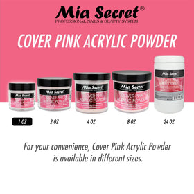 Mia Secret finished nail detail showing rosy cover pink result and polished appearance