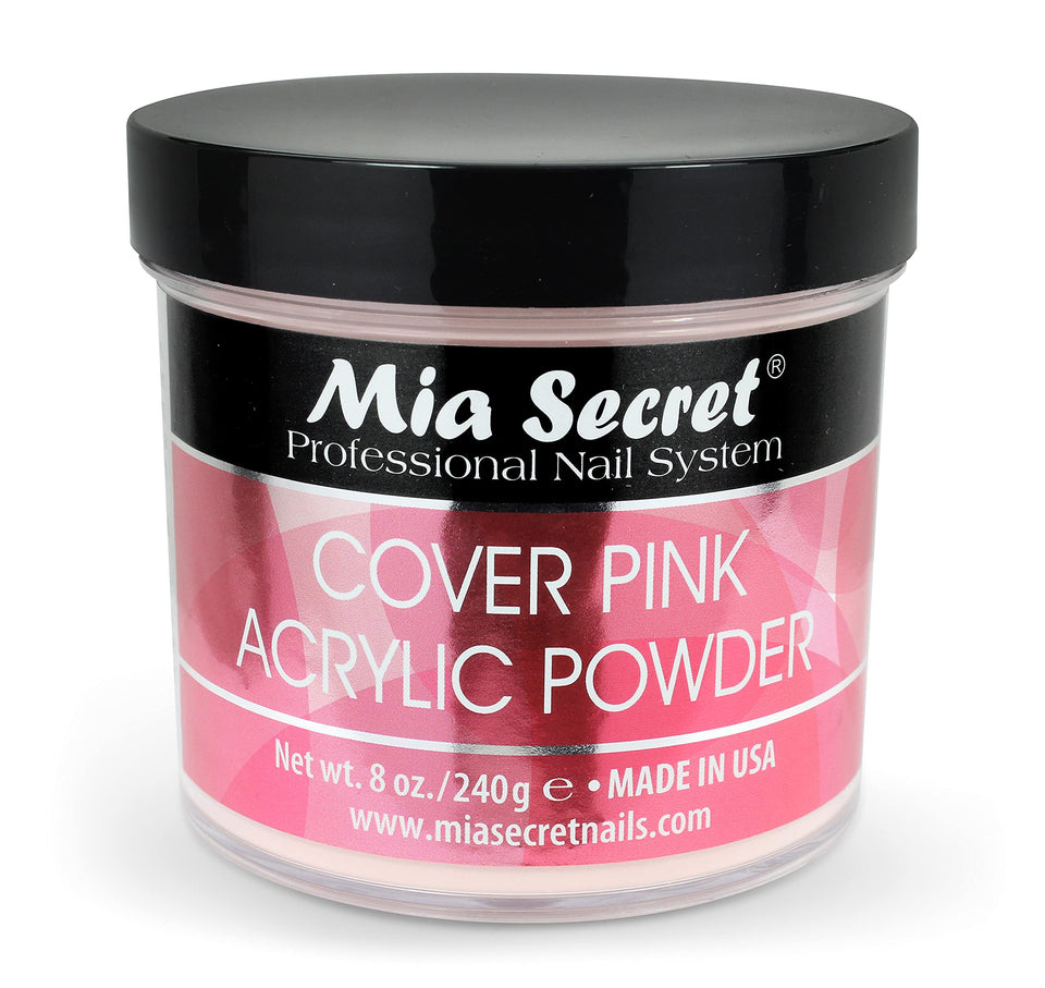 Mia Secret jar front view showing product label and size benefit