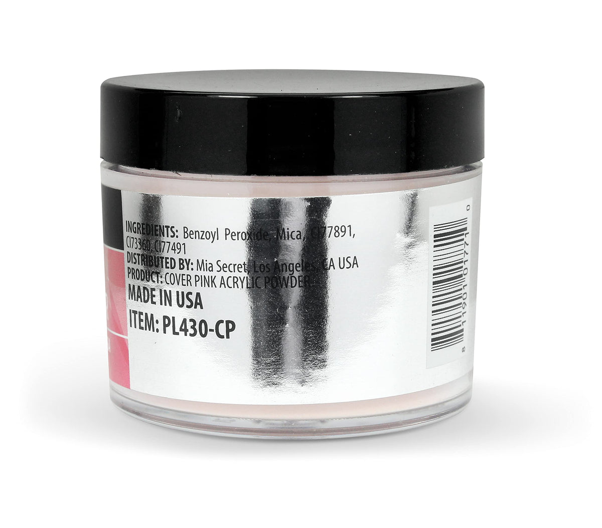 Mia Secret powder texture close-up highlighting fine particles for smooth application