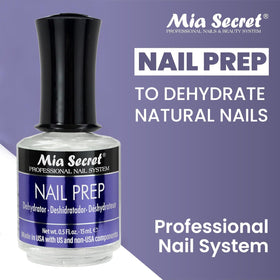 Mia Secret dehydrator close-up applicator showing liquid texture for fast oil removal and clean base