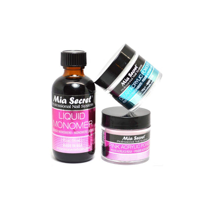 Mia Secret front packaging showing kit contents and benefits