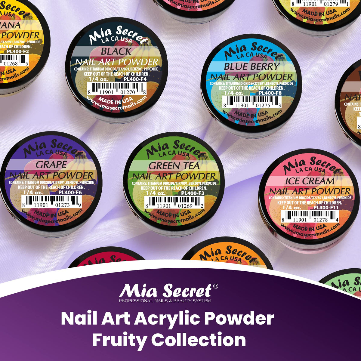 Mia Secret in-use photo applying acrylic powder for extensions offering precise sculpting benefit