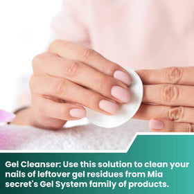 Made in USA label on Mia Secret cleanser packaging highlighting quality