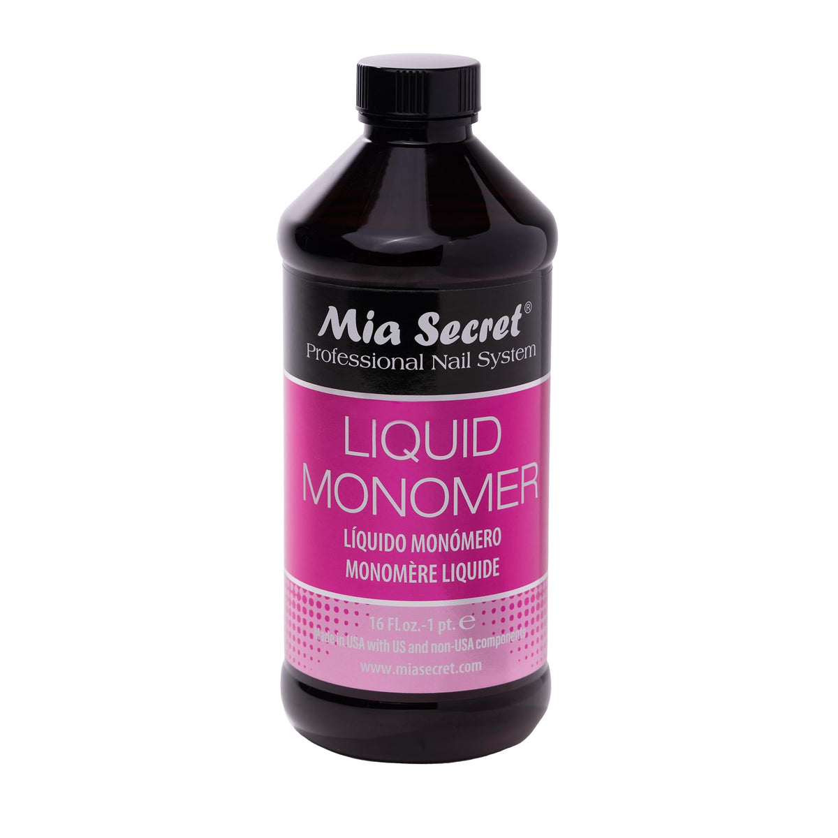 Mia Secret front label showing product and volume for clear identification and trust