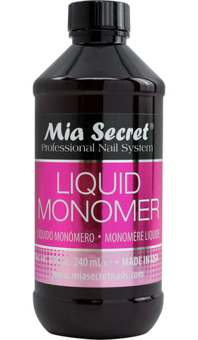 Mia Secret front label showing product name and size, clear benefit: brand clarity