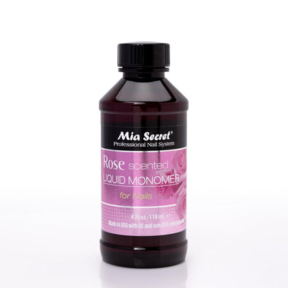 Mia Secret front label showing rose monomer and bottle clarity for easy identification