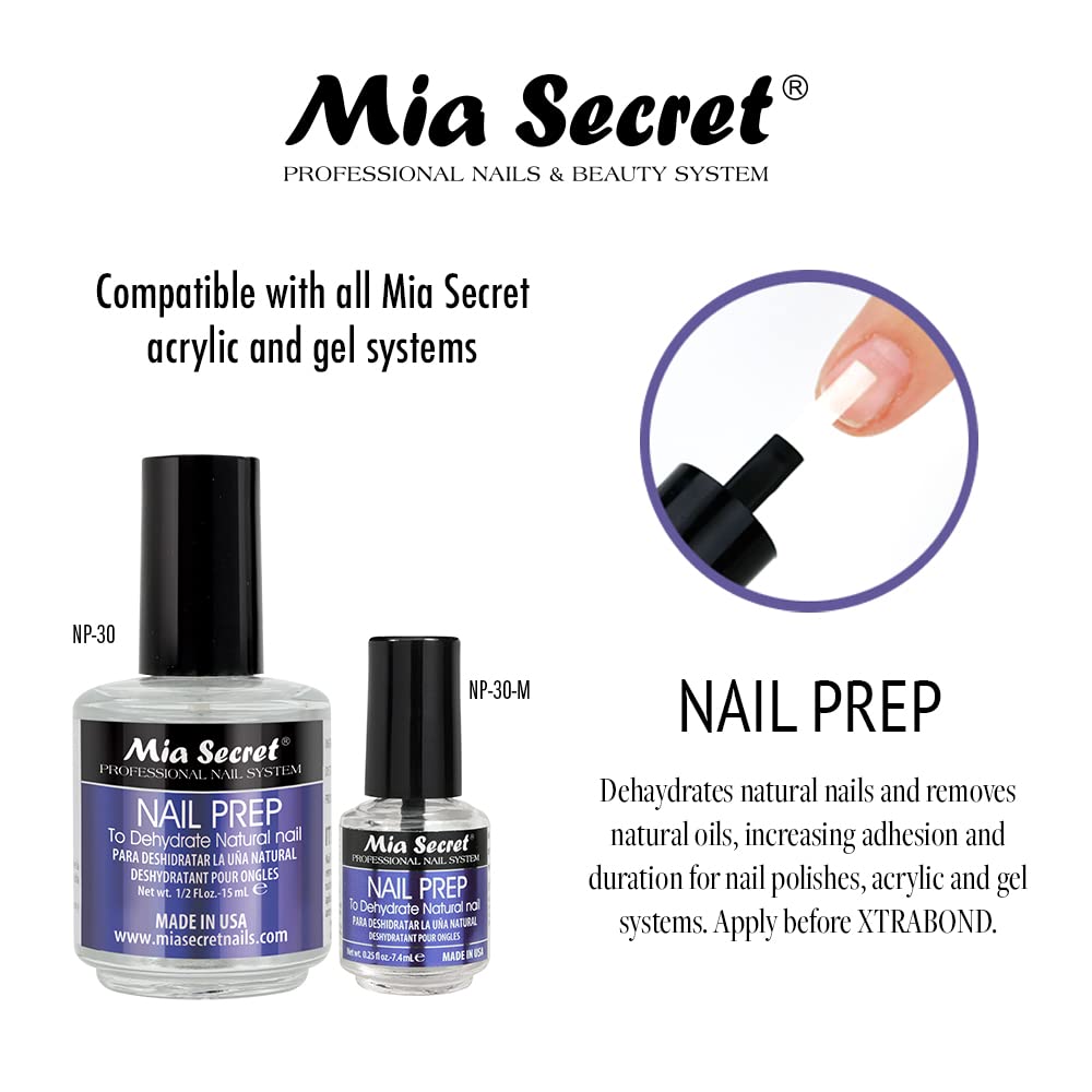 Mia Secret in-salon application on natural nails demonstrating improved adhesion and long wear