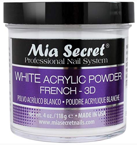 Mia Secret 4 oz jars next to a ruler showing scale and value for salons