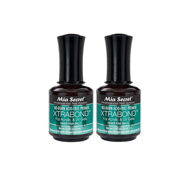 Mia Secret front packaging showing 2-pack primer for strong adhesion