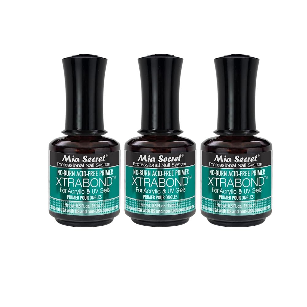 Mia Secret front packaging showing three 0.5 fl oz bottles and benefits
