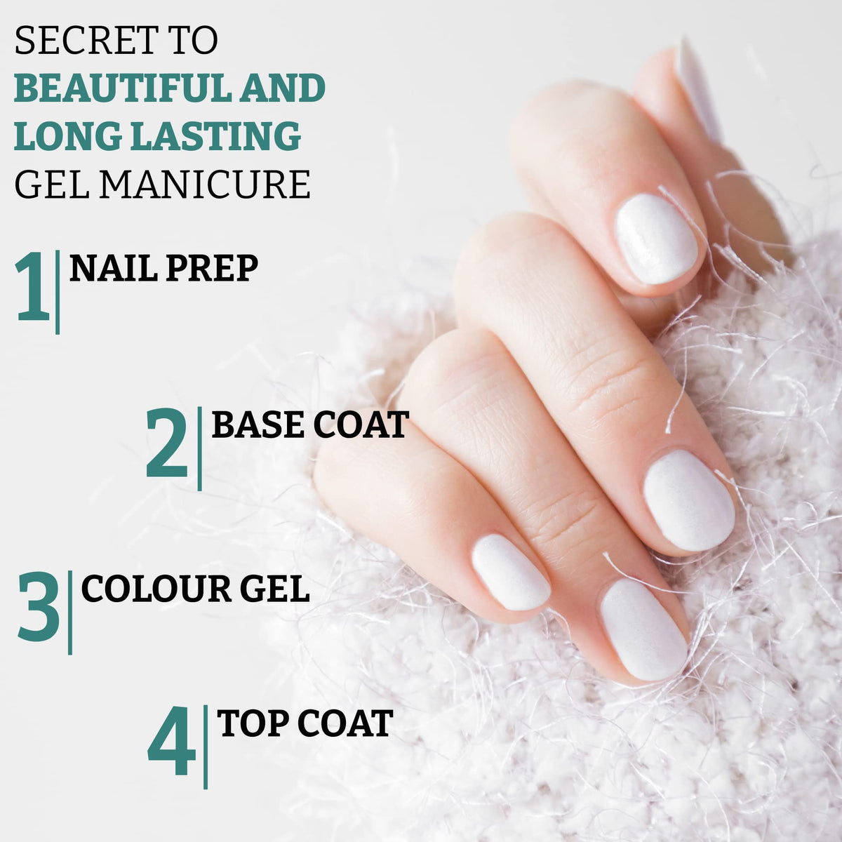 Mia Secret label close-up highlighting acid-free no-burn formula benefit