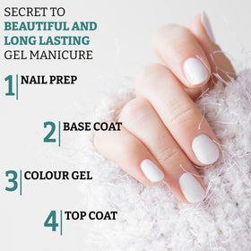 Mia Secret label close-up highlighting acid-free no-burn formula benefit
