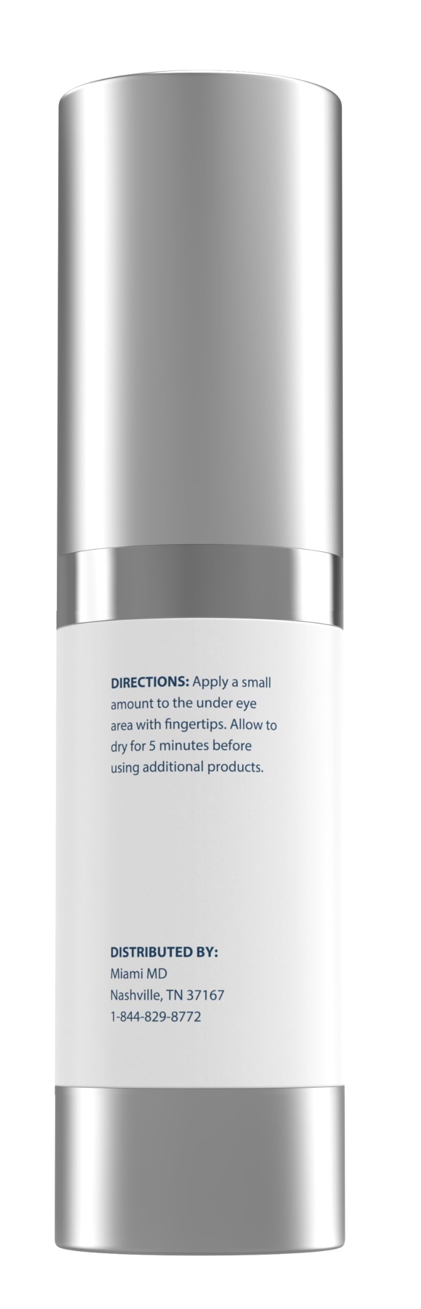 MiamiMD applying serum to neck demonstrating quick smoothing benefit