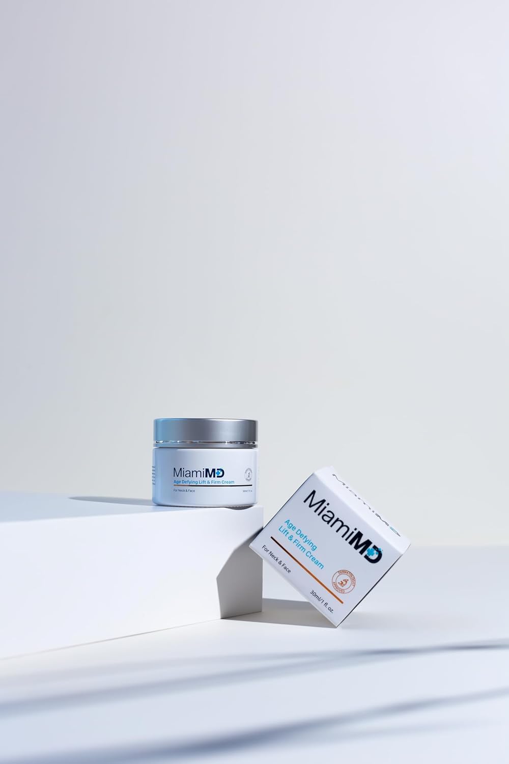 MiamiMD cream being applied to hand demonstrating quick absorption benefit