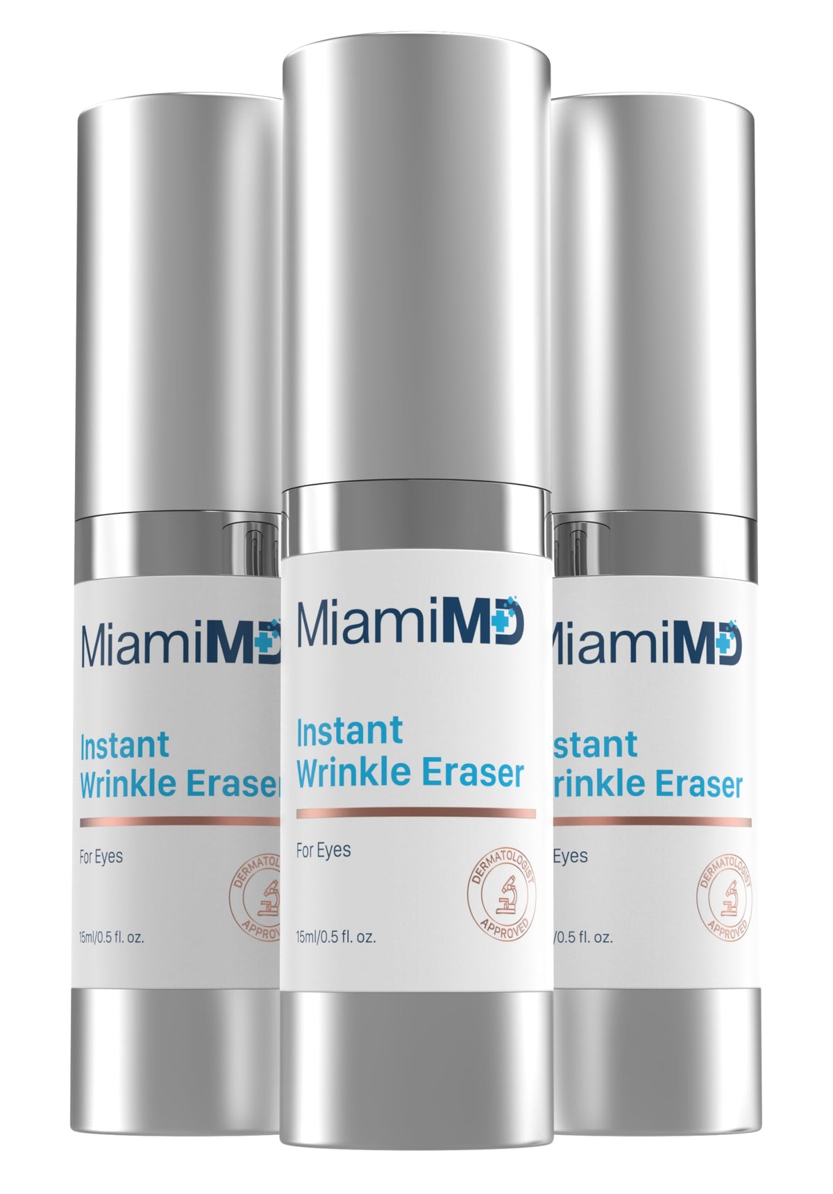 MiamiMD before and after forehead comparison showing visible wrinkle softening