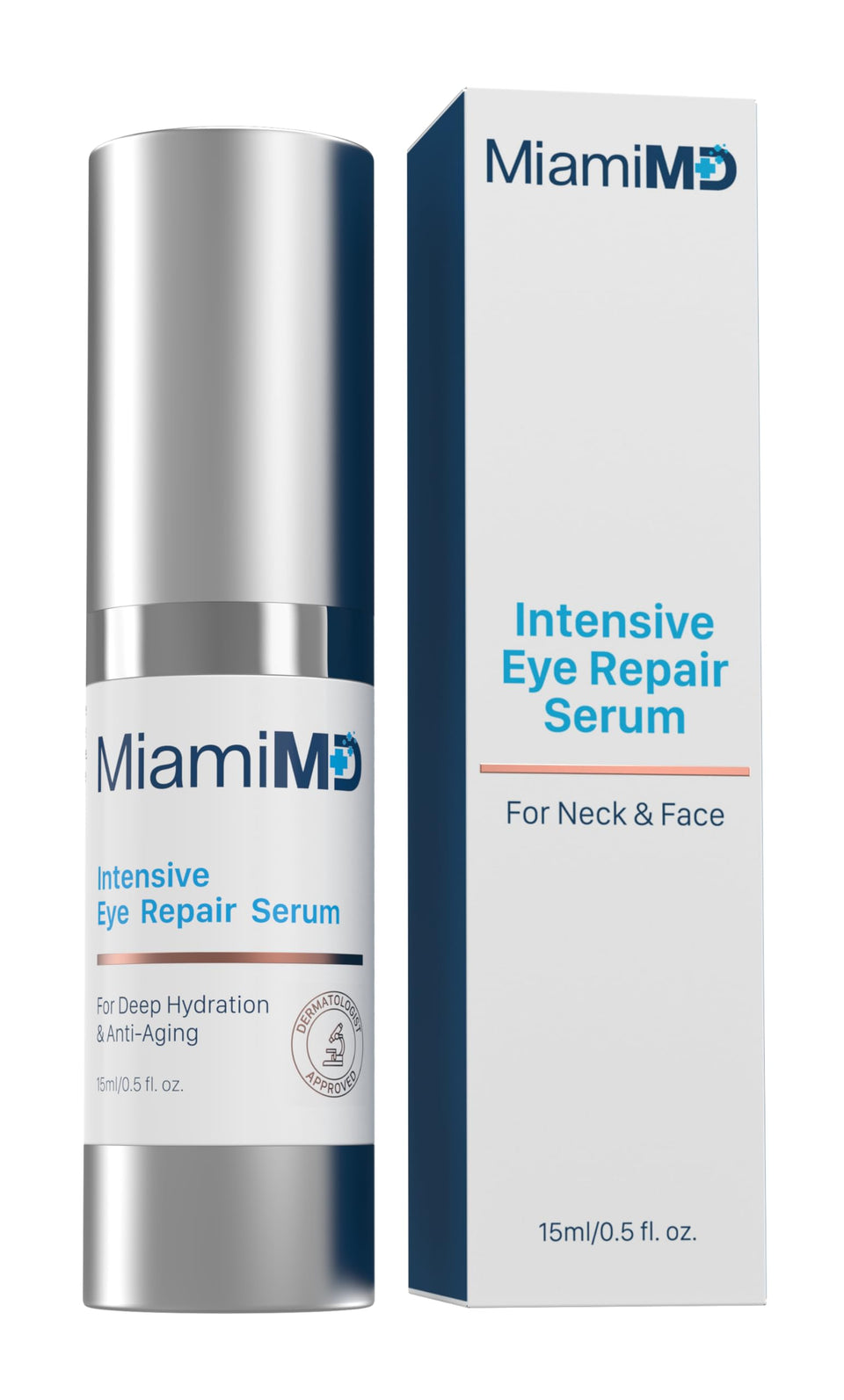 MiamiMD front packaging showing 15ml bottle and clear labeling for shelf presence