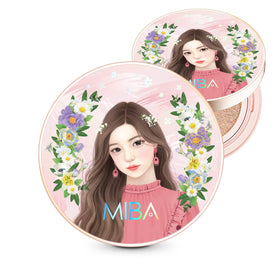 MIBA front packaging showing large 25g cushion and branding for value