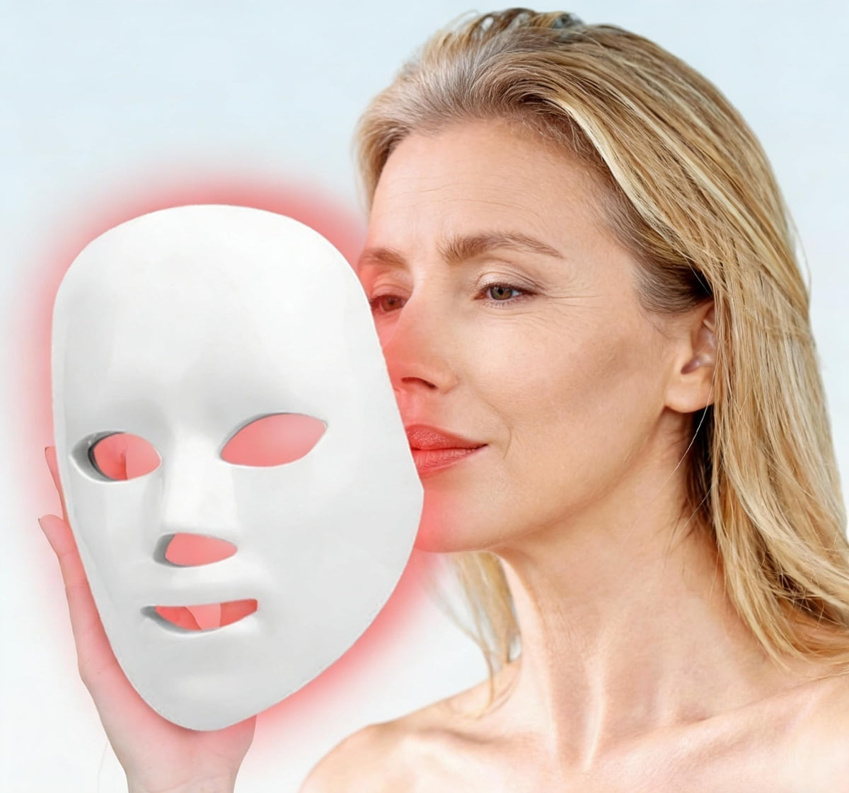 MIBIITTY mask front view showing compact design and brand for convenience