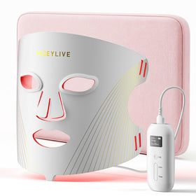MICEYLIVE front view mask showing full-face coverage and even light distribution