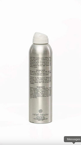 Michael Christopher nozzle close-up demonstrating precise spray control