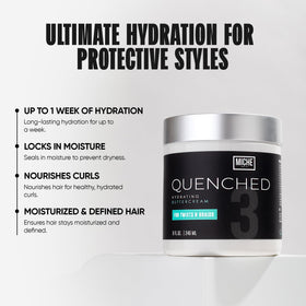 Miche Beauty applied to curly hair showing definition and frizz control