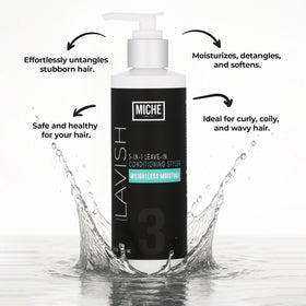 Miche Beauty creamy leave-in texture close-up for easy detangling benefit