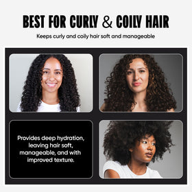 Miche Beauty on fine hair showing added moisture without weight