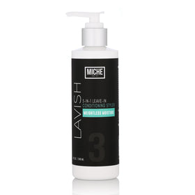 Miche Beauty front packaging of Lavish Leave-In 8oz showing product benefit